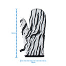 Cotton White Tiger Stripe Oven Gloves Pack Of 2 freeshipping - Airwill