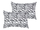 Cotton White Tiger Stripe Pillow Covers Pack Of 2 freeshipping - Airwill