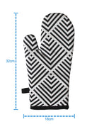 Cotton Diamond Check Oven Gloves Pack Of 2 freeshipping - Airwill