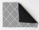 Cotton Diamond Check Table Placemats Pack Of 4 freeshipping - Airwill