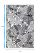 Cotton Black and White Printed Leaf Kitchen Towels Pack Of 4 freeshipping - Airwill