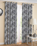 Cotton Palm Leaf Long 9ft Door Curtains Pack Of 2 freeshipping - Airwill