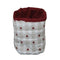 Cotton Small Maroon Heart Fruit Basket Pack Of 1 freeshipping - Airwill
