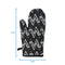 Cotton Black Zig-Zag Oven Gloves Pack Of 2 freeshipping - Airwill