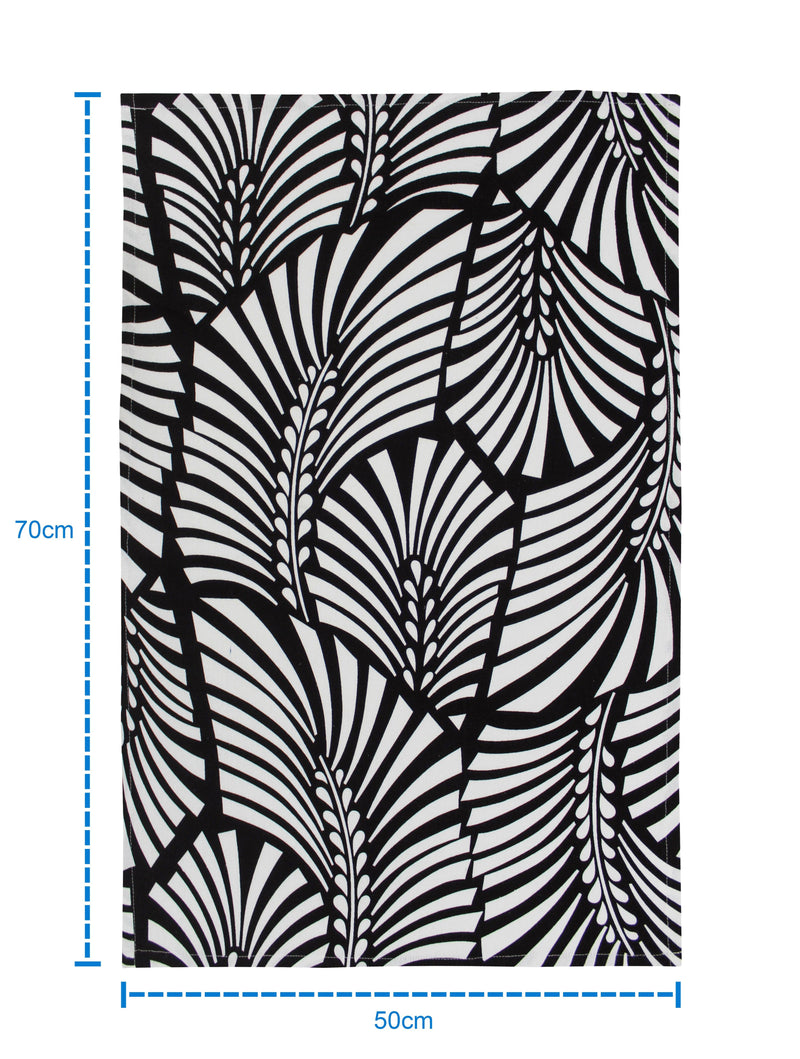Cotton Black Zebra Kitchen Towels Pack Of 4 freeshipping - Airwill