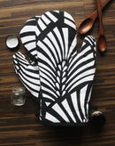 Cotton Black Zebra Oven Gloves Pack Of 2 freeshipping - Airwill