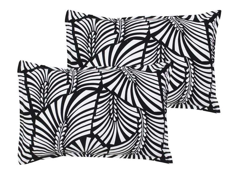 Cotton Black Zebra Pillow Covers Pack Of 2 freeshipping - Airwill