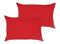 Cotton Solid Red Pillow Covers Pack Of 2 freeshipping - Airwill