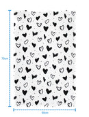 Cotton White Heart Kitchen Towels Pack Of 4 freeshipping - Airwill
