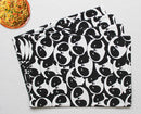 Cotton Black Panda Table Placemats Pack Of 4 freeshipping - Airwill