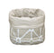 Cotton Beige Diamond Fruit Basket Pack Of 1 freeshipping - Airwill