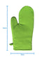 Cotton Solid Apple Green Oven Gloves Pack Of 2 freeshipping - Airwill