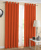 Cotton Solid Orange 7ft Door Curtains Pack Of 2 freeshipping - Airwill