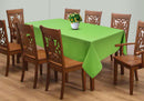Cotton Solid Apple Green 8 Seater Table Cloths Pack Of 1 freeshipping - Airwill