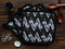 Cotton Black Zig-Zag Pot Holders Pack Of 3 freeshipping - Airwill