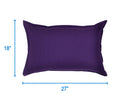 Cotton Solid Violet Pillow Covers Pack Of 2 freeshipping - Airwill