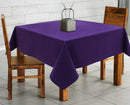 Cotton Plain Violet 2 Seater Table Cloths Pack Of 1 freeshipping - Airwill