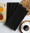 Cotton Solid Black Kitchen Towels Pack Of 4 freeshipping - Airwill