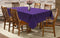 Cotton Solid Violet 6 Seater Table Cloths Pack Of 1 freeshipping - Airwill