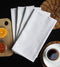 Cotton Solid White Kitchen Towels Pack Of 4 freeshipping - Airwill
