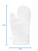 Cotton Solid White Oven Gloves Pack Of 2 freeshipping - Airwill