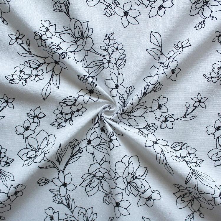 Cotton Pencil Flower 6 Seater Table Cloths Pack Of 1 freeshipping - Airwill