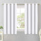 Cotton Solid White 5ft Window Curtains Pack Of 2 freeshipping - Airwill