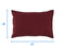 Cotton Solid Maroon Pillow Covers Pack Of 2 freeshipping - Airwill