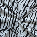 Cotton White Tiger Stripe 6 Seater Table Cloths Pack Of 1 freeshipping - Airwill