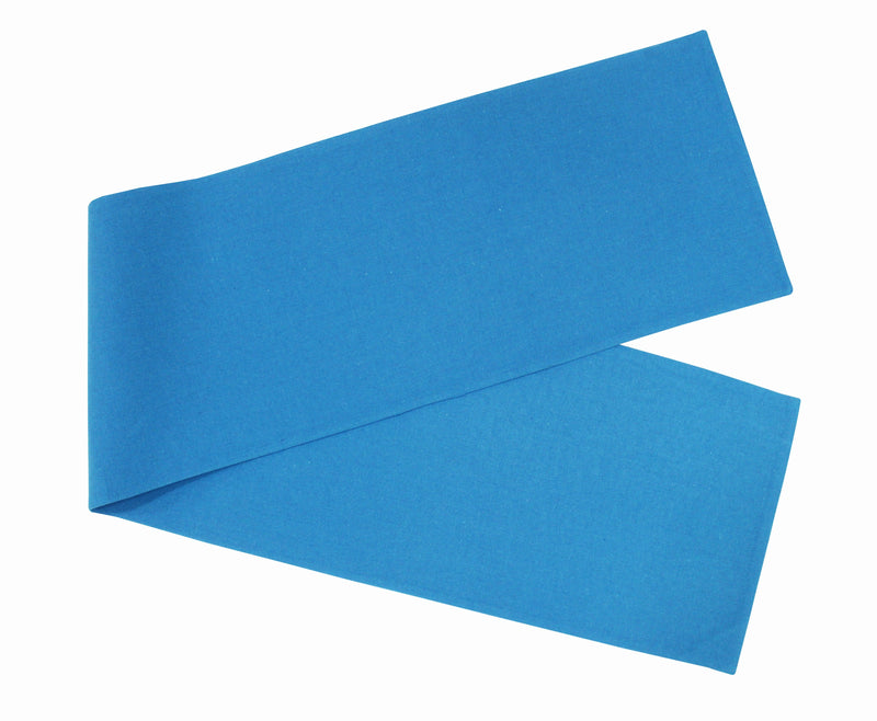 Cotton Solid Turquoise Blue 152cm Length Table Runner Pack Of 1 freeshipping - Airwill