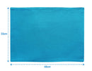 Cotton Solid Turquoise Blue Table Placemats Pack Of 4 freeshipping - Airwill