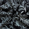 Cotton Black Flower 5ft Window Curtains Pack Of 2 freeshipping - Airwill