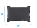 Cotton Solid Steel Grey Pillow Covers Pack Of 2 freeshipping - Airwill