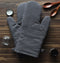 Cotton Solid Grey Oven Gloves Pack Of 2 freeshipping - Airwill