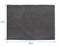 Cotton Solid Steel Grey Table Placemats Pack Of 4 freeshipping - Airwill