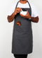 Cotton Solid Grey Free Size Apron Pack of 1 freeshipping - Airwill