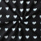 Cotton Black Heart Long 9ft Door Curtains Pack Of 2 freeshipping - Airwill