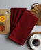 Cotton Solid Cherry Red Kitchen Towels Pack Of 4 freeshipping - Airwill