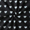 Cotton Black Heart 9ft Long Door Curtains Pack Of 2 freeshipping - Airwill