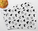 Cotton White Heart Table Placemats Pack Of 4 freeshipping - Airwill