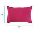 Cotton Solid Rose Pillow Covers Pack Of 2 freeshipping - Airwill