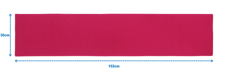 Cotton Solid Rose 152cm Length Table Runner Pack Of 1 freeshipping - Airwill