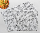 Cotton Pencil Flower Table Placemats Pack Of 4 freeshipping - Airwill