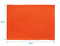 Cotton Solid Orange Table Placemats Pack Of 4 freeshipping - Airwill