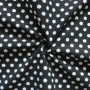 Cotton Black Polka Dot 8 Seater Table Cloths Pack Of 1 freeshipping - Airwill
