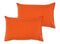 Cotton Solid Orange Pillow Covers Pack Of 2 freeshipping - Airwill