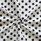 Cotton White Polka Dot with Border 4 Seater Table Cloths Pack of 1 freeshipping - Airwill