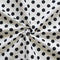 Cotton White Polka Dot with Border 2 Seater Table Cloths Pack of 1 freeshipping - Airwill