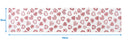 Cotton Red Heart 152cm Length Table Runner Pack Of 1 freeshipping - Airwill