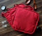 Cotton Solid Cherry Red Pot Holders Pack Of 3 freeshipping - Airwill